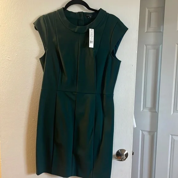 green theory dress Green with Envy Dress – MiLuna Apparel main image 0